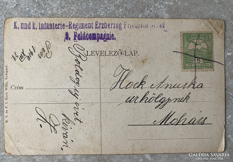 Tábori posta 1919 dec 31