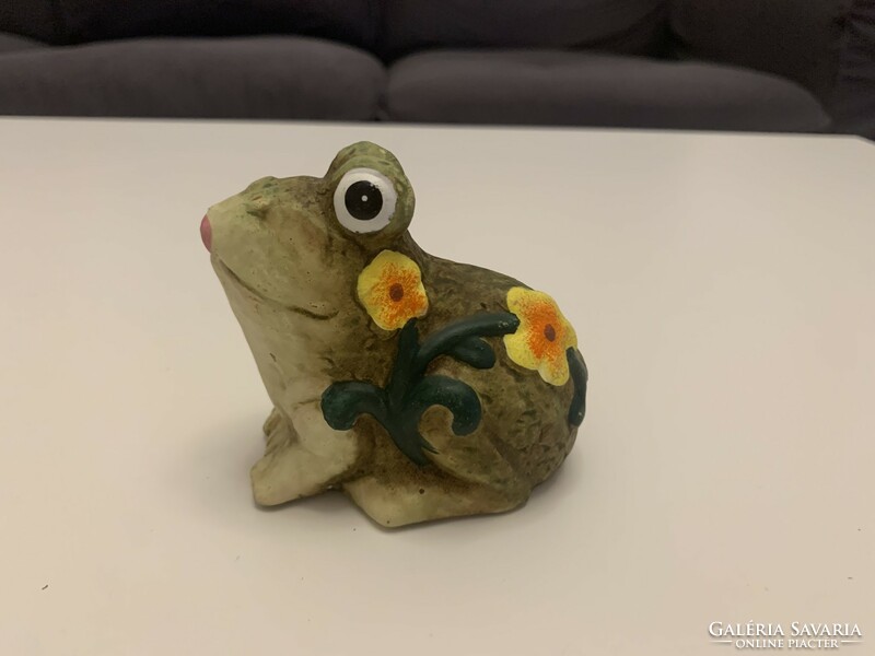 New label quality terracotta ceramic frog figure garden decoration statue metro store