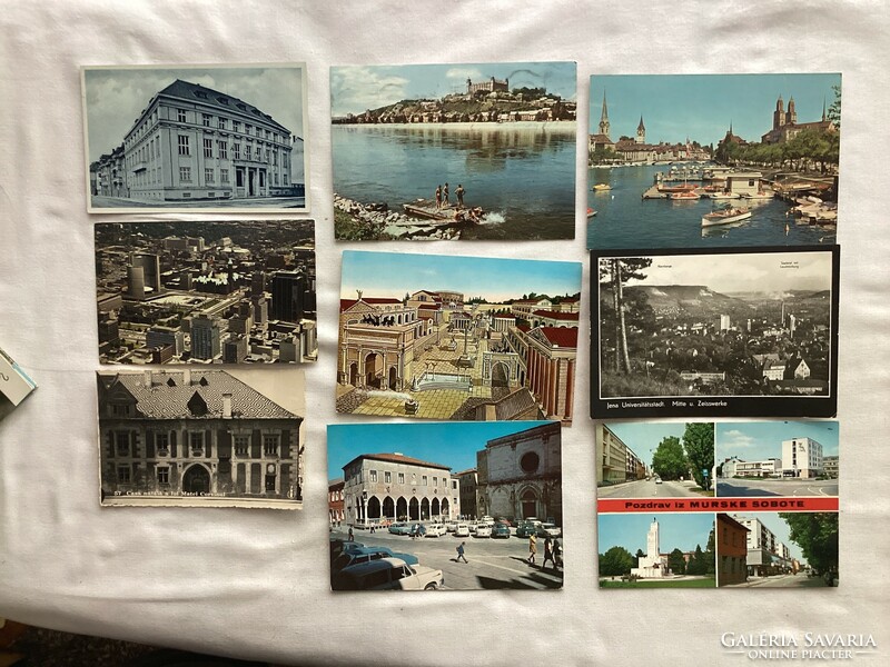 25 pieces of foreign postcards. (L.).