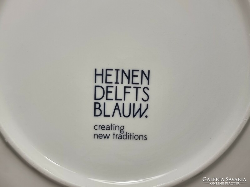 Holland kék rákos falitányér.HEINEN DELFTS BLAUW.  creating new traditions