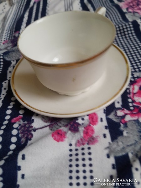 Pair of antique Zsolnay coffee cups