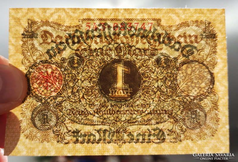 1920-as márka sor: 1, 2, 10, 50 100 (UNC-F+) – Német weimari köztársaság | 5 db bankjegy