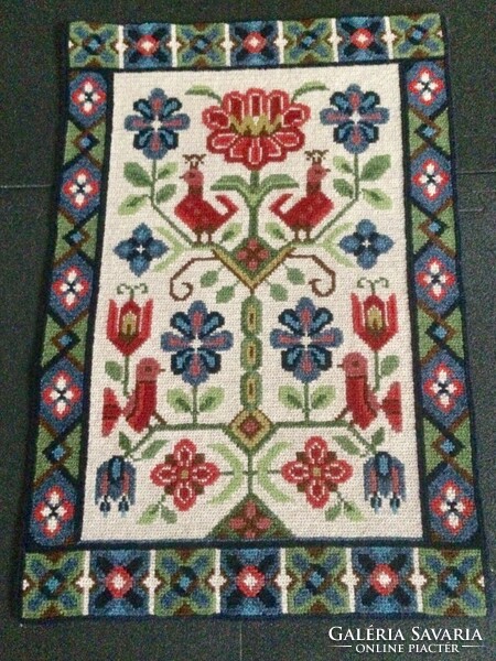 Vintage embroidered tapestry