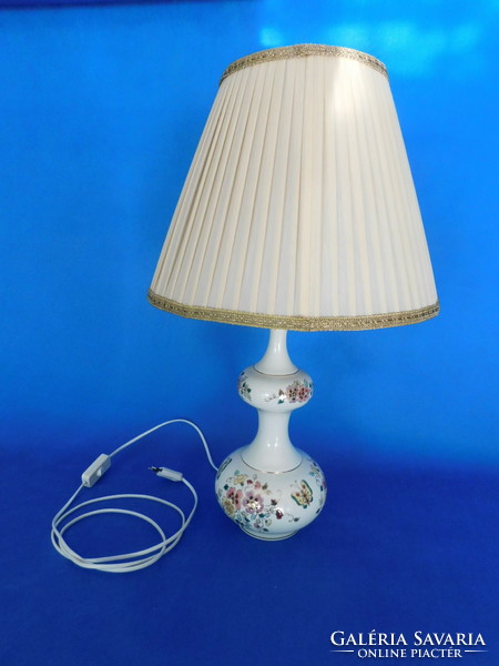 Zsolnay butterfly pattern lamp