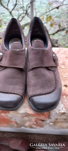 Ara soft brown split leather shoes