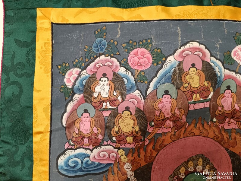 Antique Tibetan Buddhist multi-dwelling thanka tibet buddha buddhism mahakali thangka 481 8247