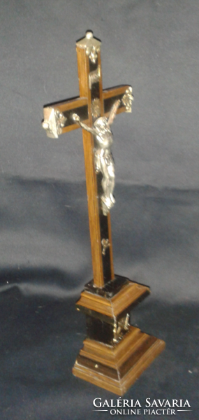 Antique 37.5 cm high, more than 100-year-old corpus, holy cross