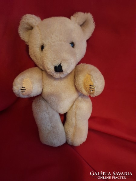 Classic plush teddy bear, beige color