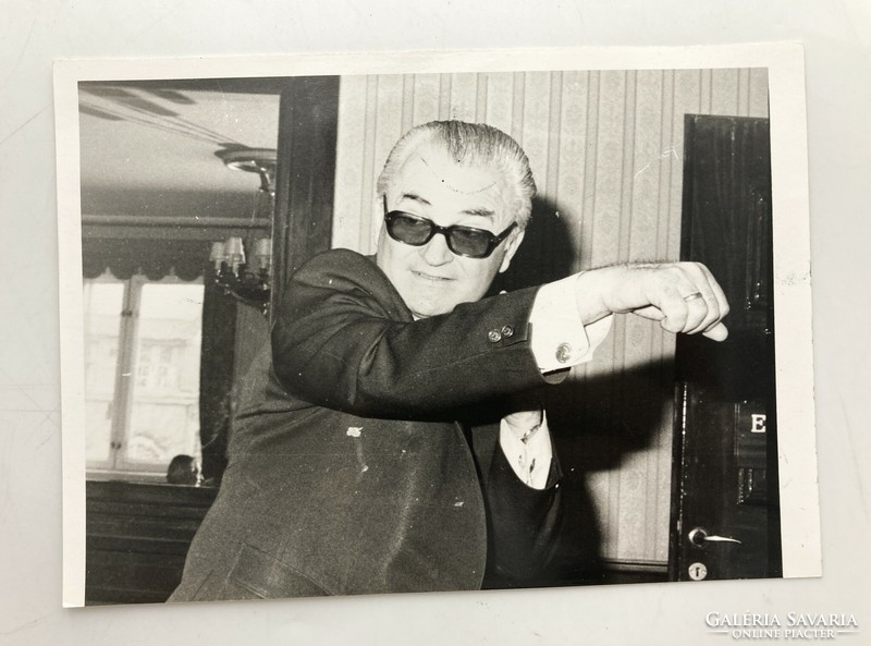 Photographs of Laci Papp and other boxers from the legacy of a boxing judge