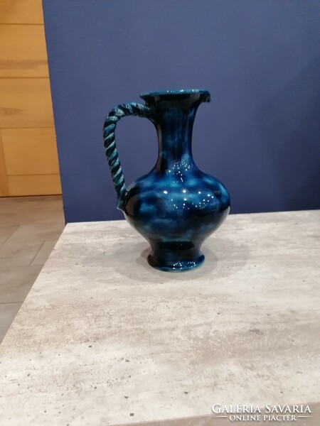 Hindelanger German handmade ceramic vase, jug