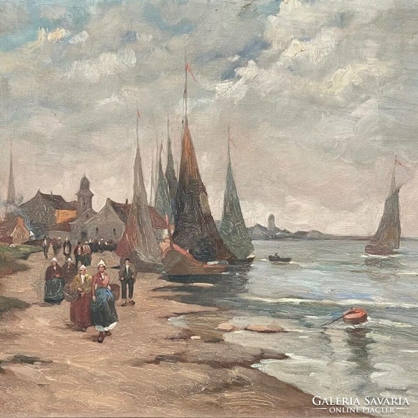 Ferenc Krupka: on the Dutch coast (f530)