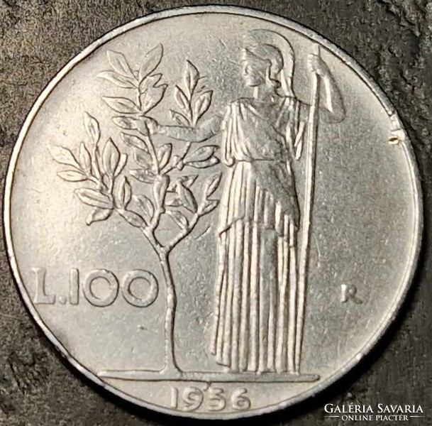 100 Lira, Olaszország, 1956.