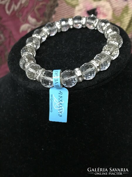 Specially polished glass alexaner kalifano las vegas bracelet flexible
