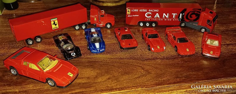 Ferrari gyűjtemény (összesen 10 jármű)