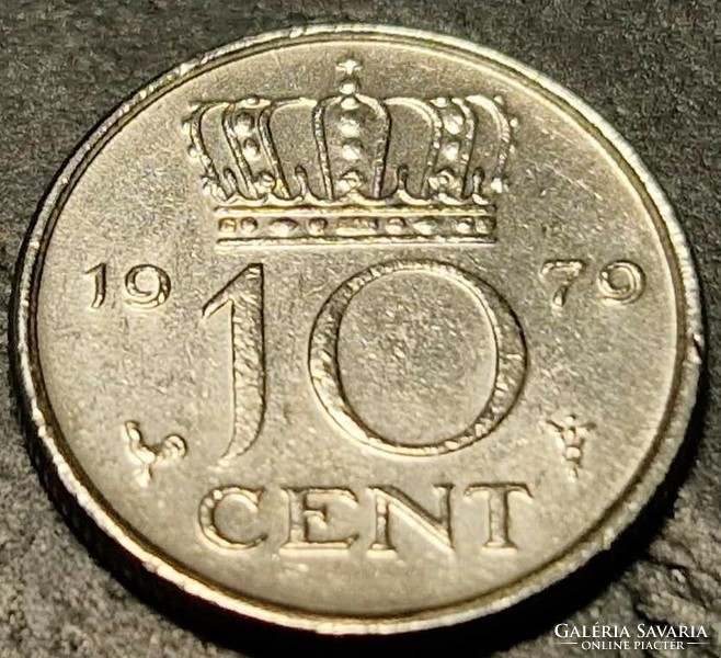﻿Julianna 10 cent, Hollandia, 1979.
