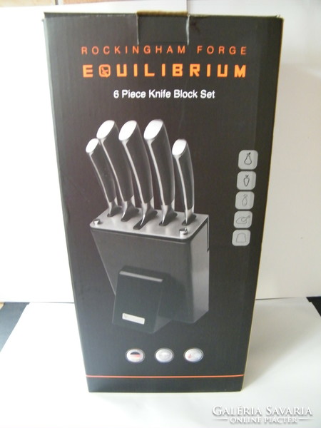 Rockingham forge equilibrium 6 piece knife block set
