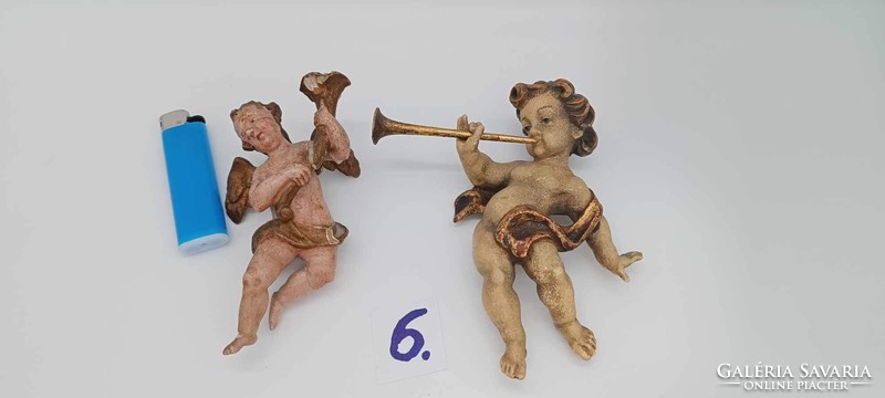 A pair of trumpeting angels