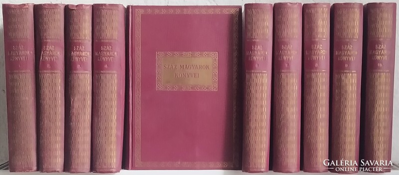 Books of a hundred Hungarians i-x.