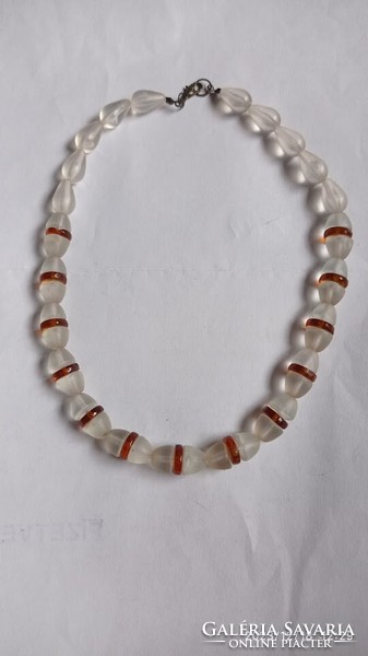 Old Murano? Necklace with glass beads, vintage women's jewelry