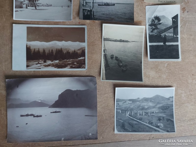 Old photos after 1940 approx. 10 landscape photos in one! - 566