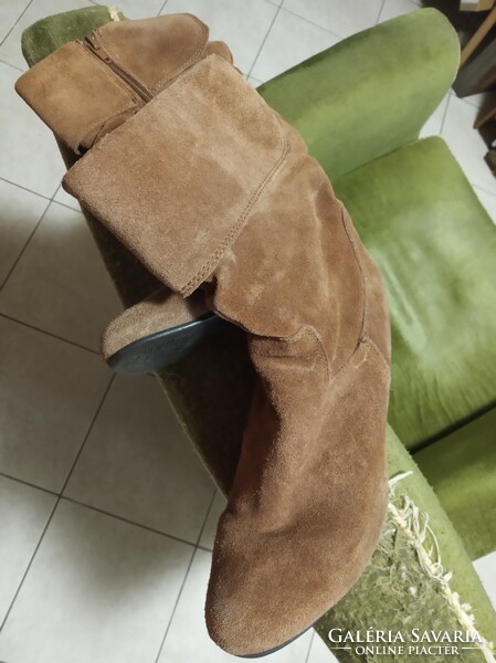 Split leather women's boots