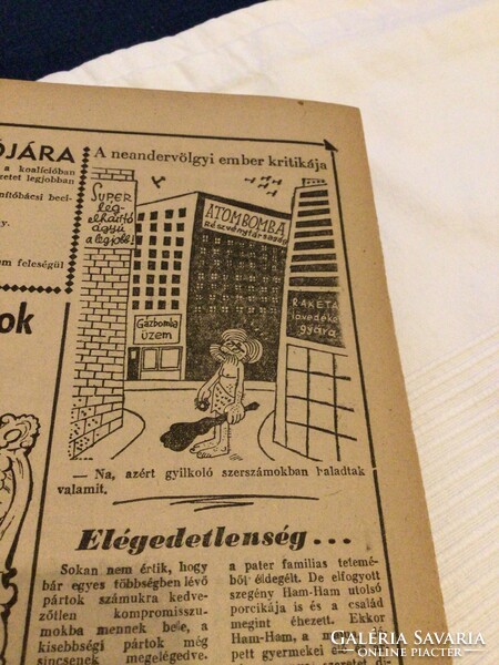 Kasso eredeti politikai karikatúra rajza a Szabad Száj c. lapnak   20 x 15,5 cm