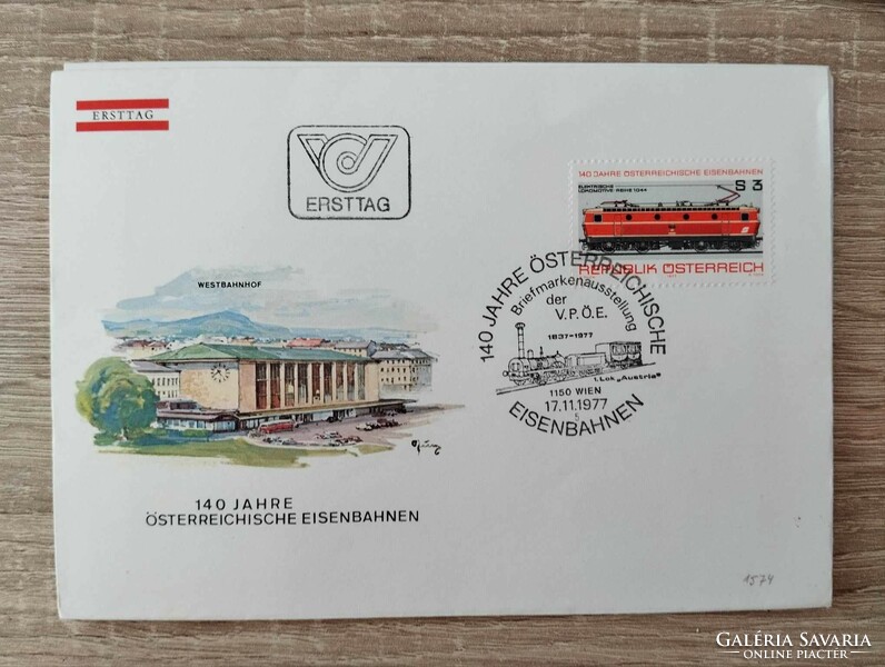 Envelopes with first-day stamps, 10 in one