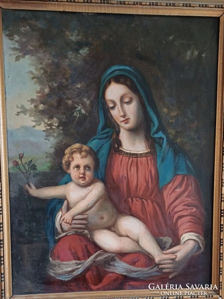 Antk's large-scale icon of the Holy Family