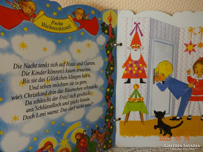 ALLE Jahre Wieder - kemény lapos, német nyelvű mesekönyv, gyönyörű!