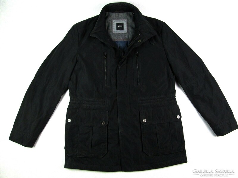 Original Hugo Boss (xl - size 50) men's elegant black transitional jacket