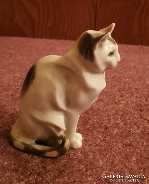 Rosenthal Bavaria macska szobor