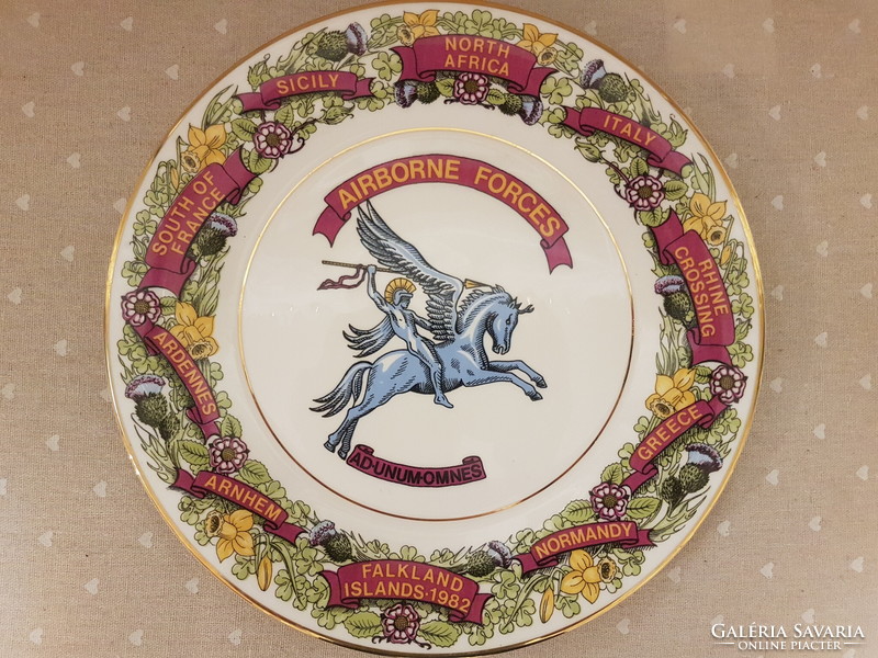 English ceramic decorative plate 27cm 3.