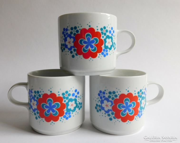 Alföldi mugs with canteen pattern - 3 pieces