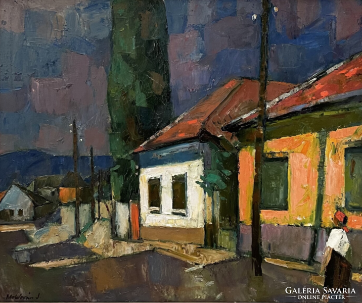 István Moldovàn (1911-2000) Nagybánya Street