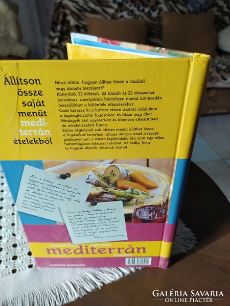 Mediterranean cookbook, recipe book