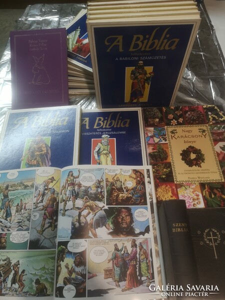 10 darabos Biblia, képes biblia, karácsony könyvcsomag