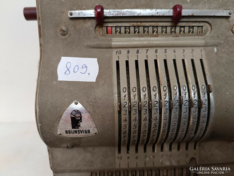 Antik számológép pénztár gép kassza cassa gyűjtemény számoló gép pénztárgép 809 8220