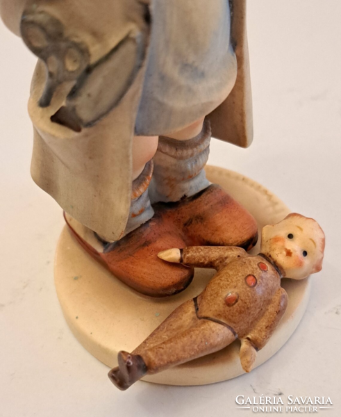 Antik Hummel porcelán figura, doktor, TMK1, jelzett, hibátlan