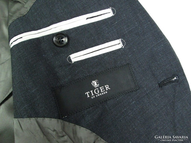 Original tiger of sweden (l - size 48/50) elegant very serious men's wool-linen jacket