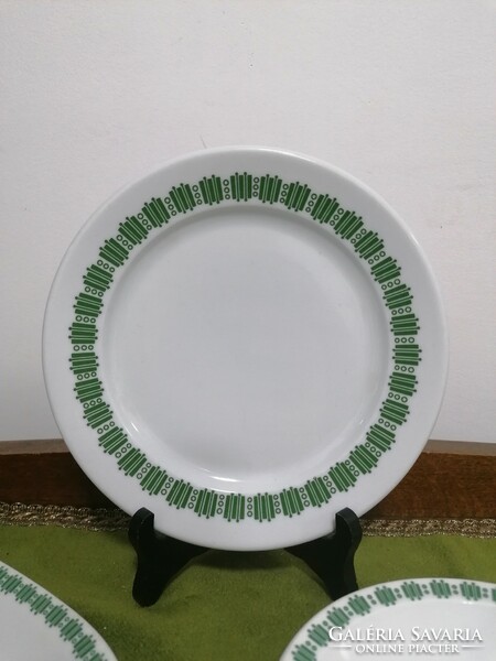 Alföldi porcelán zöld pálcás 3 db-os szett