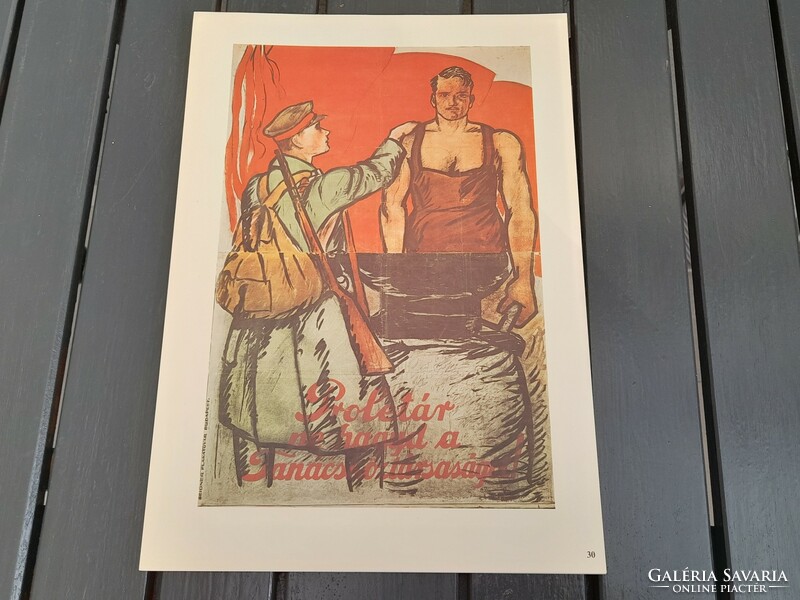 Szovjet soviet kommunista tanácsköztársaság mozgalmi plakát offset 1959