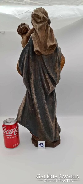 Wooden statue of the Virgin Mary