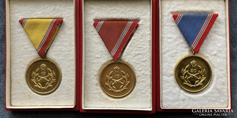 National Defense Merit Medal. Engraved type (after 10, 15, 20 years) - socialist award