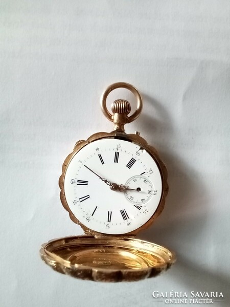 Antique women's gold pocket watch