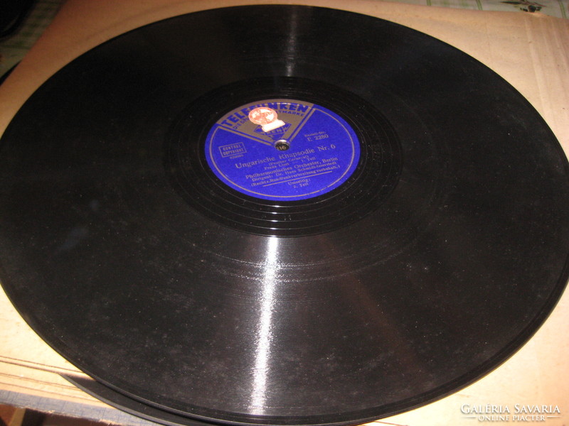 Gramophone record telefunken, flour f. Hungarian Rhapsody 1 - 2, ., Part
