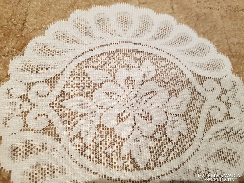 2 small lace tablecloths