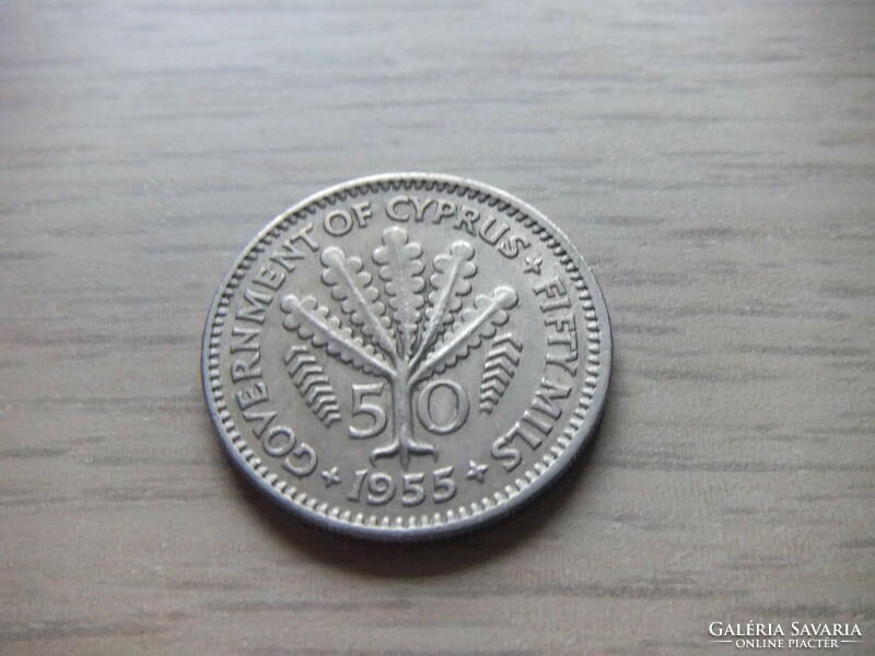 50 Mils 1955 Ciprus