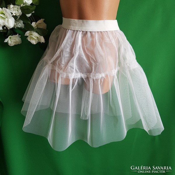 New, custom-made ruffled children's short petticoat