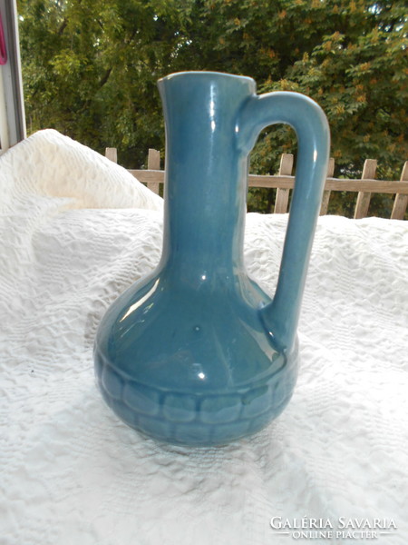 Zsolnay base-glazed porcelain jug-spout
