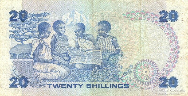 20 Shilingi 1986 kenya